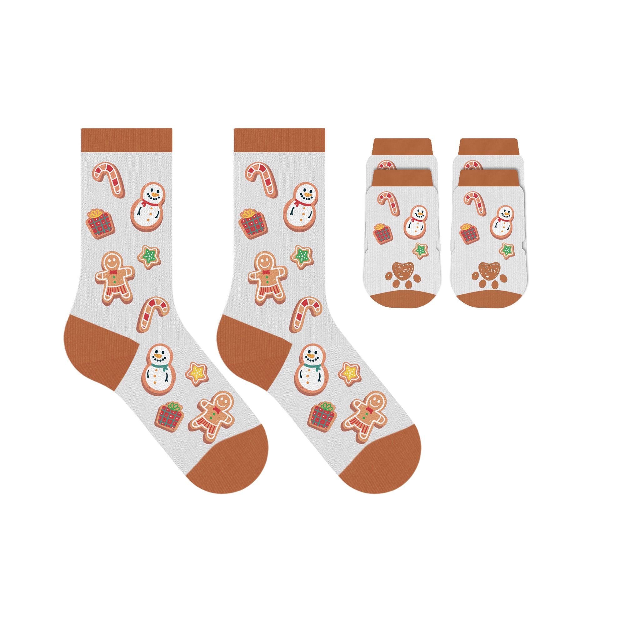 Pet & Owner Matching Socks - Christmas