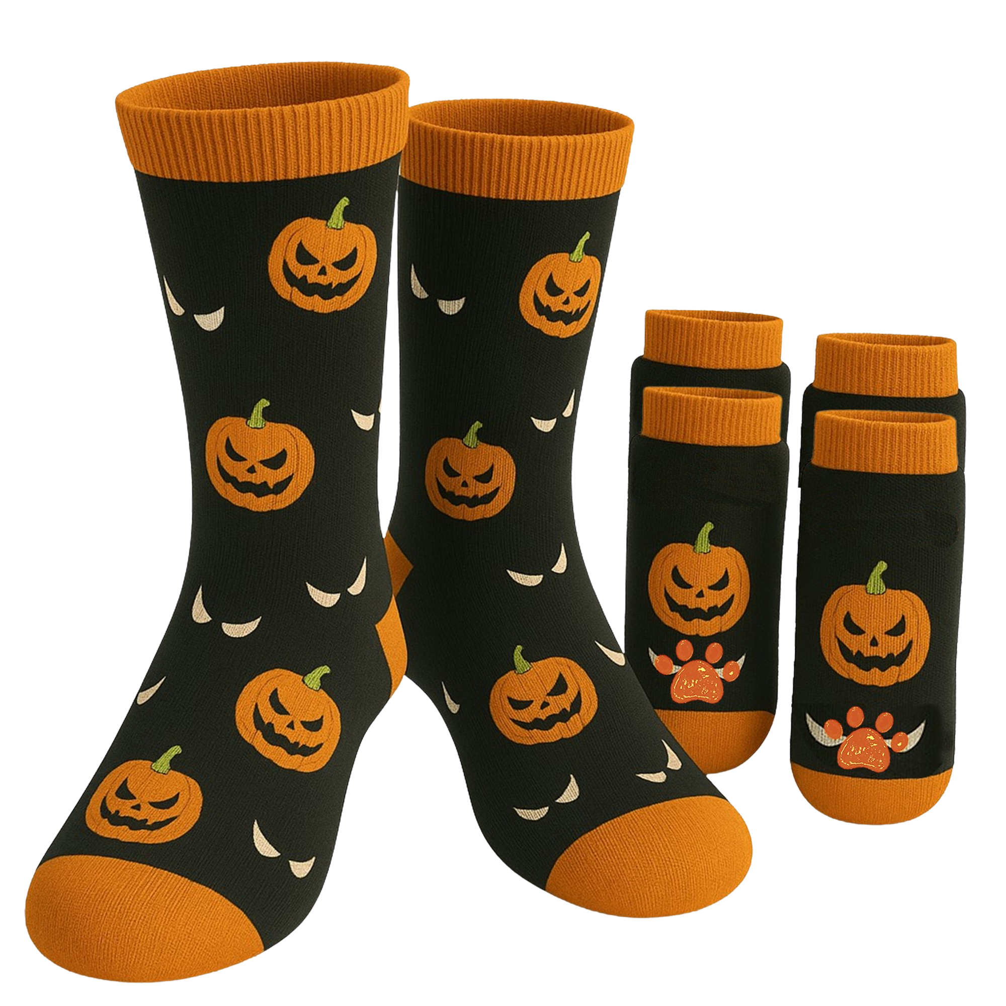 Pet & Owner Matching Socks - Halloween