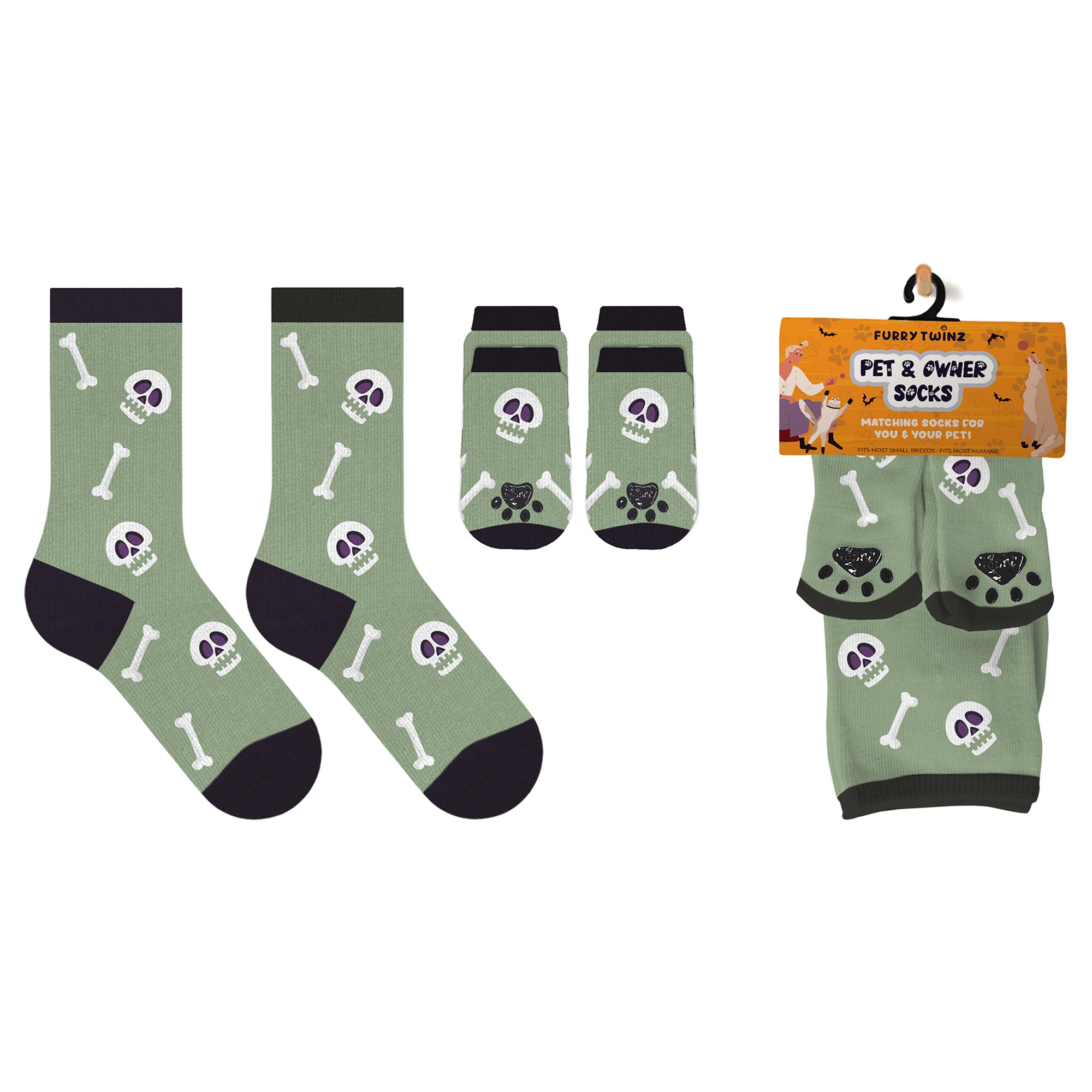 Pet & Owner Matching Socks - Halloween