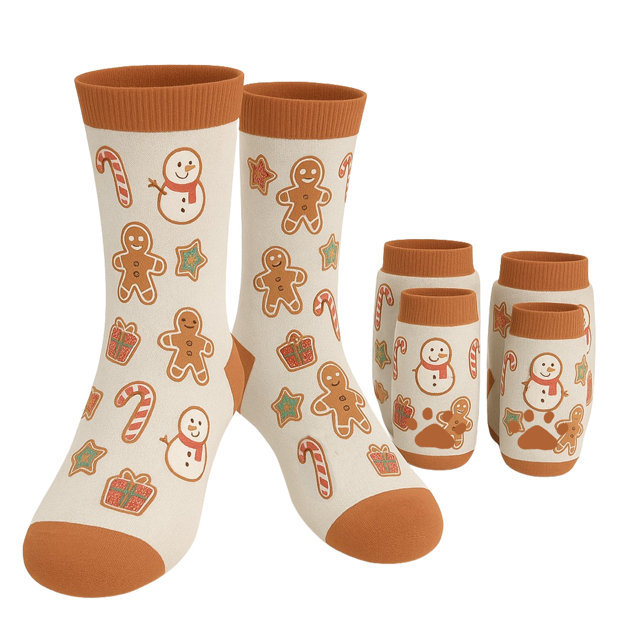 Pet & Owner Matching Socks - Christmas