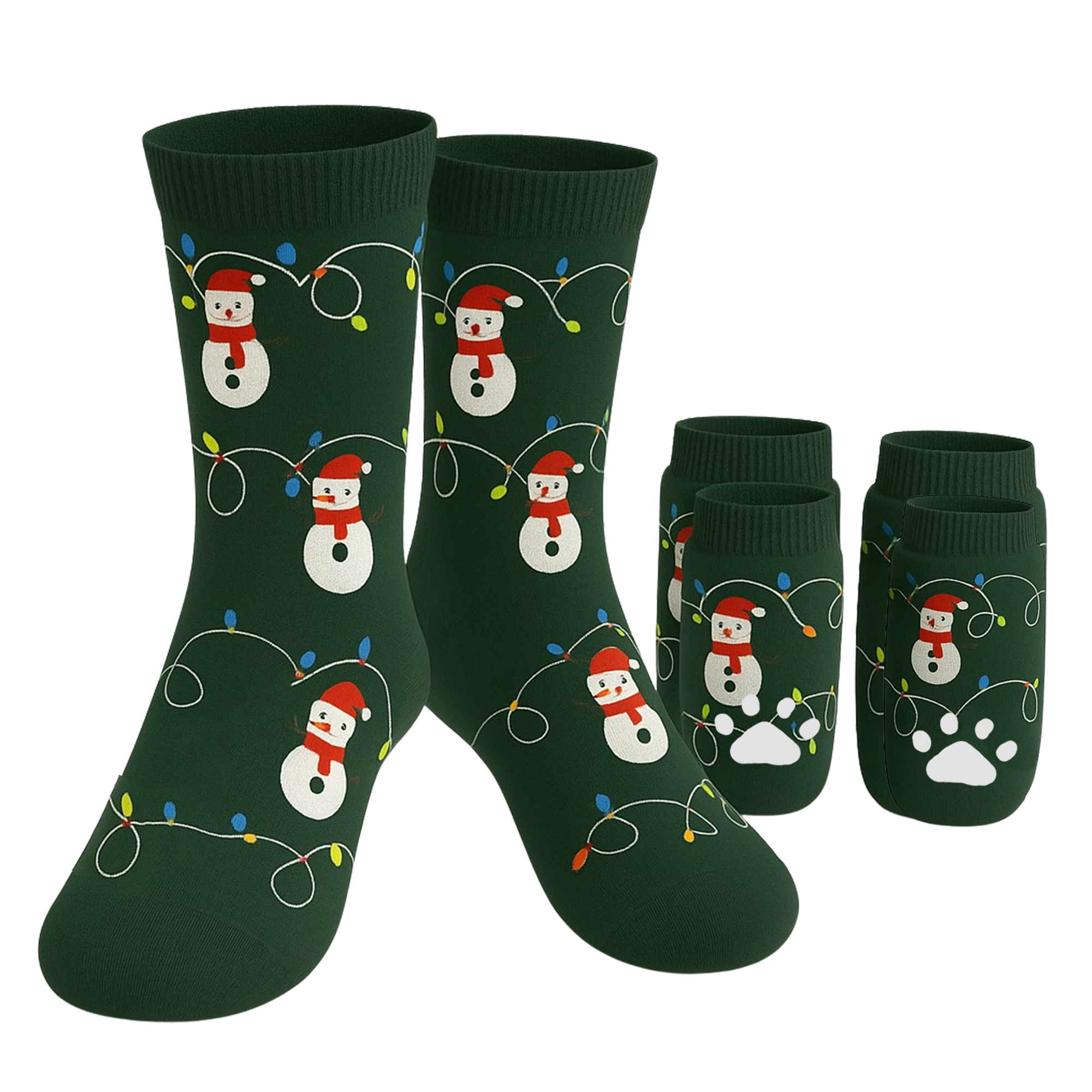 Pet & Owner Matching Socks - Christmas