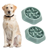Anti-Choking Slow Feeder Puzzle Design Dog Food Treats Bowl Dish For Small Medium Dogs